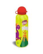 Cantimplora aluminio Crazy Dino 500 ml neón