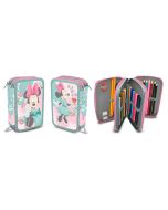 Estuche escolar Minnie 3 cremalleras