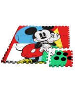 Alfombra puzzle eva 9 piezas con bolsa Mickey