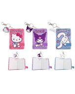 Cuaderno llavero A7 plush Hello Kitty & friends