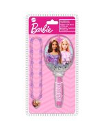 Cepillo de pelo y collar con charms Barbie