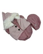 Roupa bebé Elegance con chaleco y gorro 45 cm