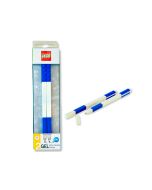 Pack 2 bolígrafos gel azul Lego