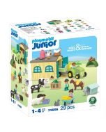 Playmobil Junior aventura en la granja con tractor
