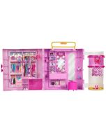 Barbie deluxe armario con ropa de muñecas
