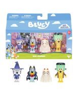Bluey pack 4 figuras Halloween