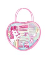 Bolso corazón con acces. del pelo You are special
