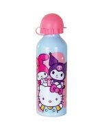 Botella aluminio 500ml Hello Kitty azul