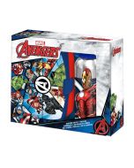 Cantimplora aluminio y fiambrera Avengers