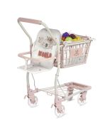 Carro compra portabebés y set 12 frutas Koala
