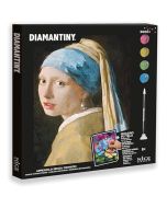 Diamantiny lienzo pintar con diamante Chica Perlas