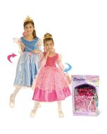 Disfraz infantil princesa encantada reversible