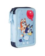 Estuche 2 cremalleras Bluey