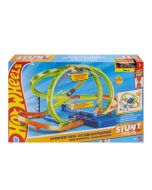 Hot Wheels Stunt Traks pista salto cruzado