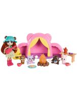 Enchantimals playset oso camping con accesorios