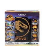 Jurassic maletín porta dinos con 3 slimes