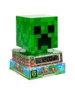 Lampara 3D con despertador y fecha Minecraft