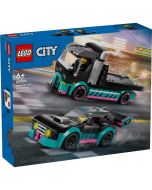 Lego City coche de carreras y camión de transporte