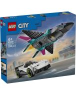 Lego City jet vs coche