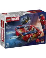 Lego Súper Héroes coche Spiderman vs. Lobezno