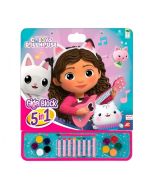 Libro colorear Giga block la casa de Gabby 5 en 1