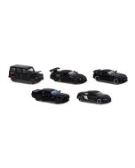 Majorette giftpack 5 coches negros