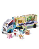 Melissa & Doug Patrulla canina camión de bloques