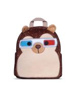 Mochila Squishmallow Hans castor marrón