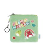 Monedero Squishmallow Feelin Mallow verde