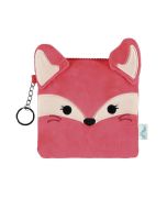 Monedero Squishmallow Fifi zorro rojo