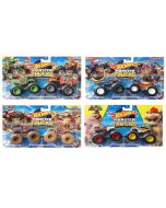 Hot Wheels Monster Truck duetos demolición 1:64
