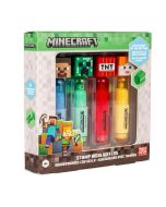 Pack 4 marcadores con topper Minecraft
