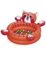 Piscina bolas hinchable Panda Rojo 107x94x58 cm