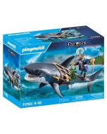 Playmobil Pirates tiburón gigante con pirata