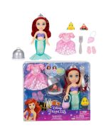 Princesa Disney Ariel 15 cm vestido y accesorios