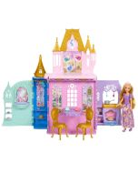 Princesas Disney castillo con muñeca Rapunzel