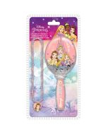 Princesas Disney Cepillo de pelo y collar