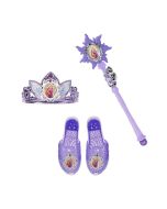Princesas Disney zapatos varita y tiara Rapunzel