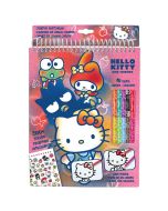 Set de colorear con lápices de colores Hello Kitty