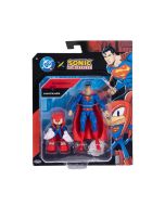 Sonic x DC Figura Kunckles 7cm y Superman 15 cm