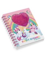 Sweet Dreams libreta con purpurina