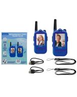 Walkie Talkie con cámara azul