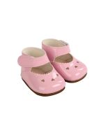 Zapatos rosa para muñecos 40 cm