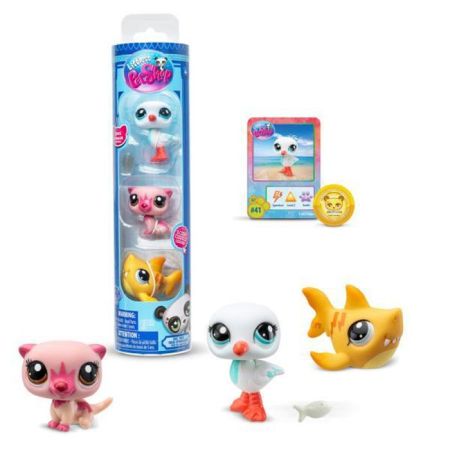 Littlest Pet Shop pack de 3 mascotas Isla Vibe