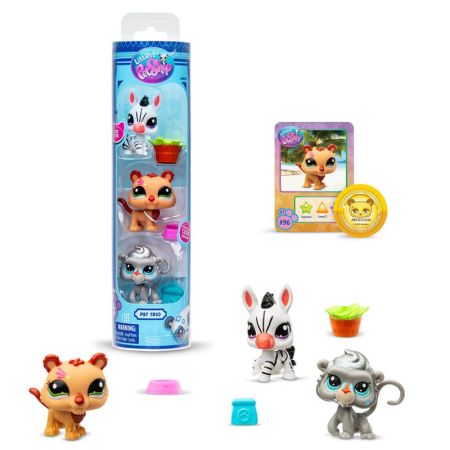 Littlest Pet Shop pack de 3 mascotas Zoo Pets Lps