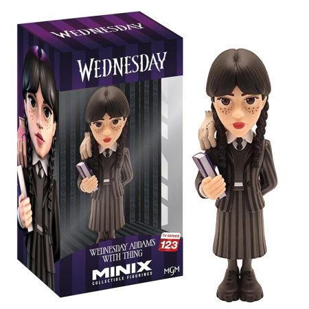 Figura Minix Miércoles Addams y La Cosa