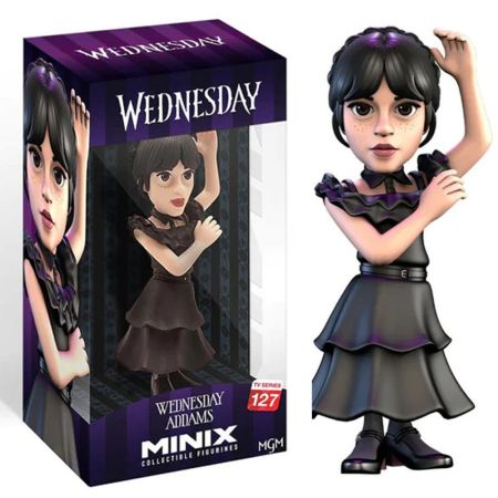 Figura Minix Miércoles Addams vestido de baile