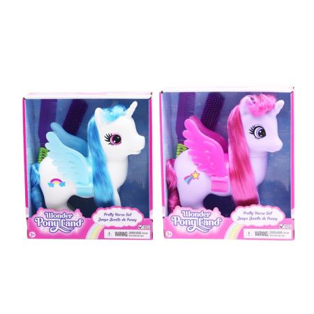 Unicornio con alas y accesorios