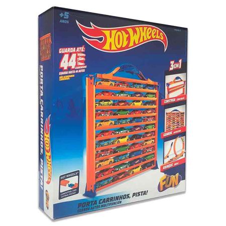 Maletin portacoches Hot Wheels 3 en 1