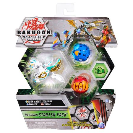 Bakugan starter pack Trox x Nobillious